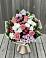Букет цветов из: Альстромерии, Гвоздики, Розы и Хризантемы в Железногорске-Илимском