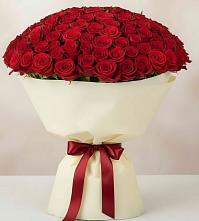 Букет 101 Красная роза Милано #REPLACE_PRED# Железногорске-Илимском