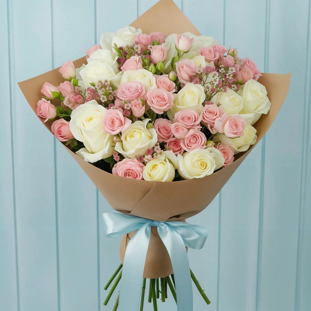 Букет цветов из: Розы в Железногорске-Илимском