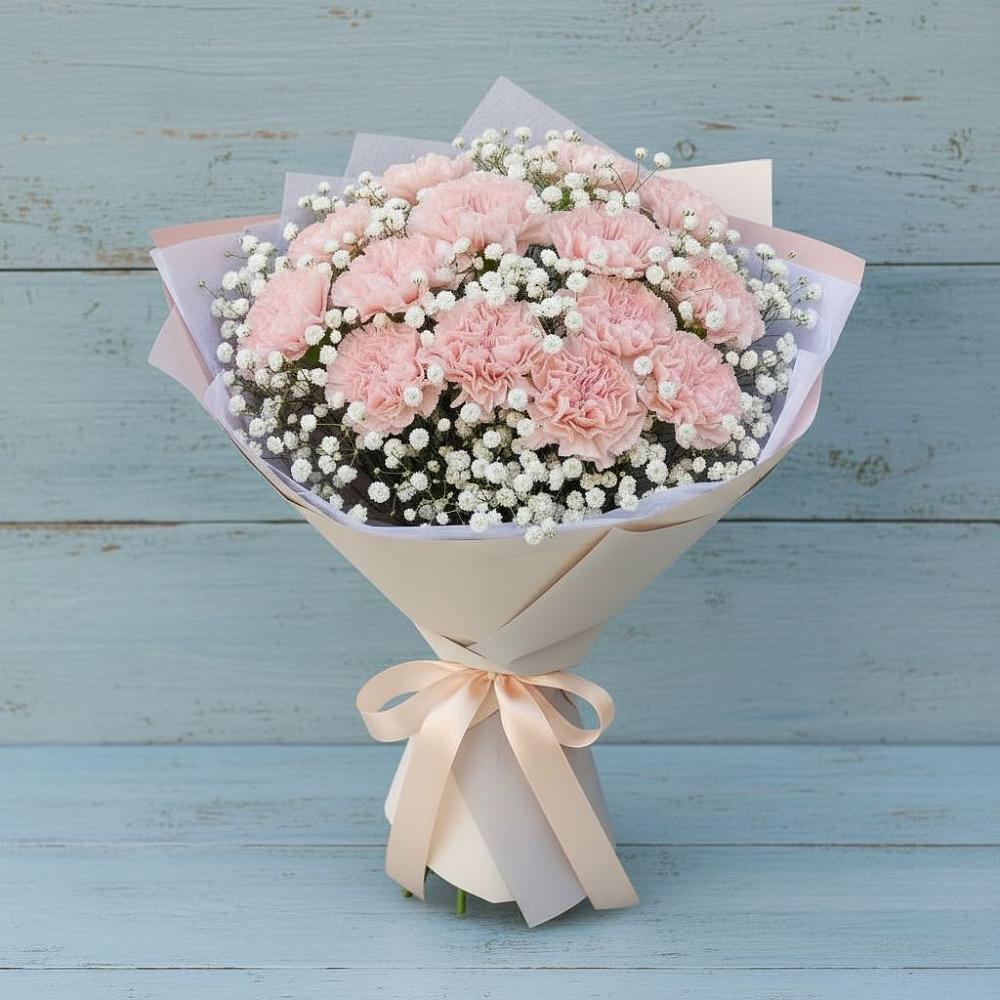 Букет цветов из: Гвоздики в Железногорске-Илимском