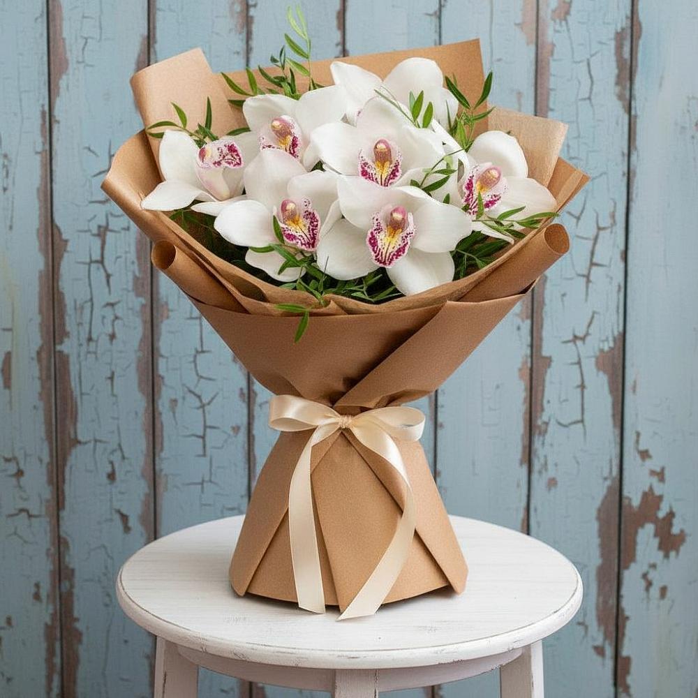 Букет цветов из: Орхидеи и Розы в Железногорске-Илимском