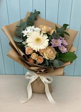 Букет цветов из:  Герберы и Хризантемы в Железногорске-Илимском