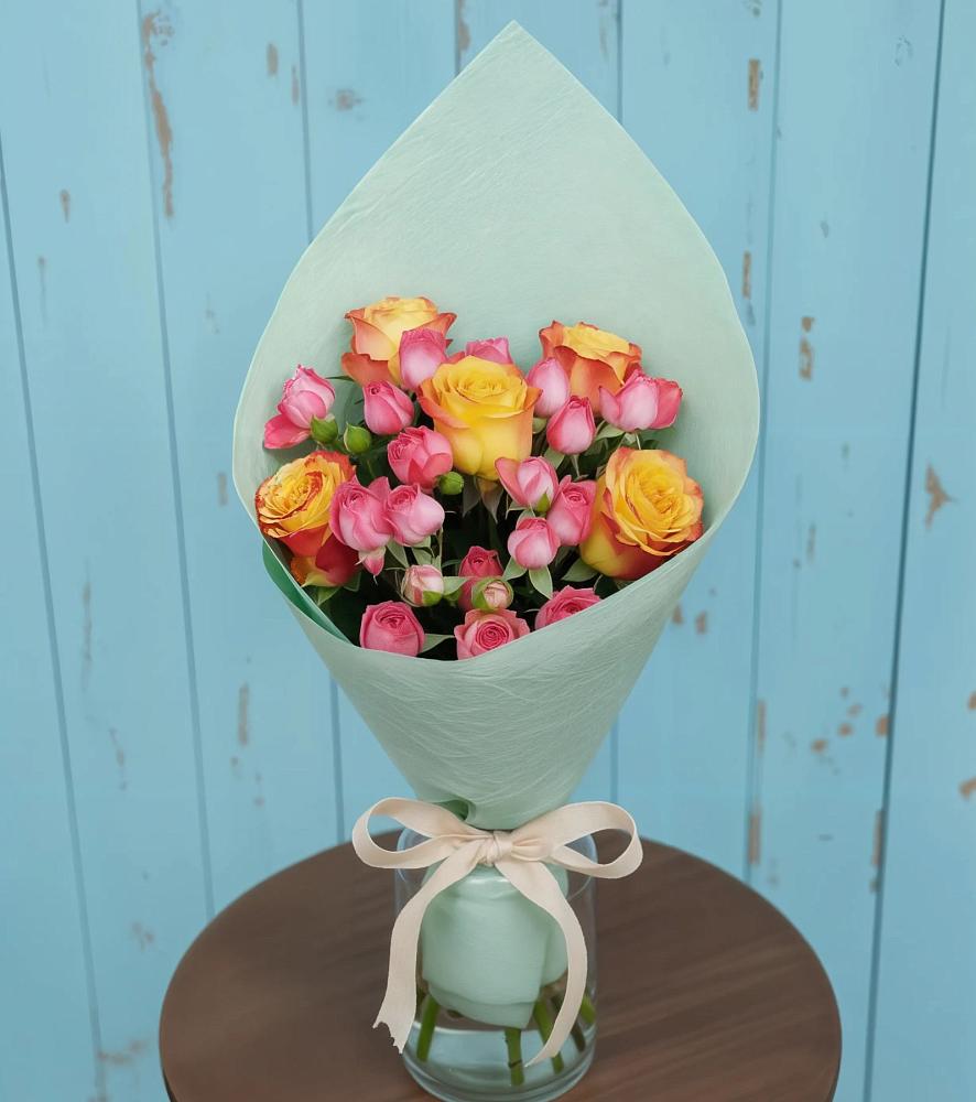 Букет цветов из: Розы в Железногорске-Илимском