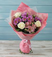 Букет цветов из:  Герберы в Железногорске-Илимском