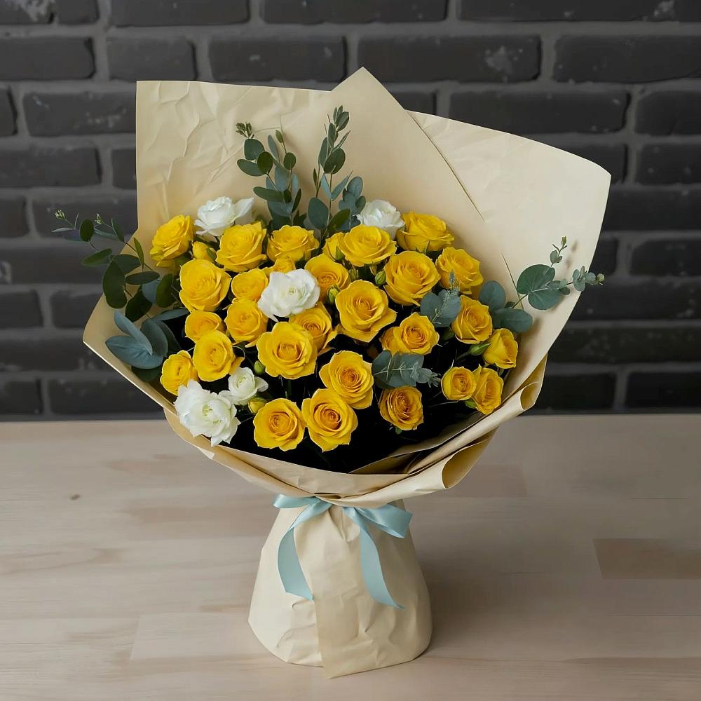 Букет цветов из: Розы в Железногорске-Илимском