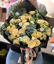 Букет цветов из:  Розы и Лизиантусы #REPLACE_PRED# Железногорске-Илимском