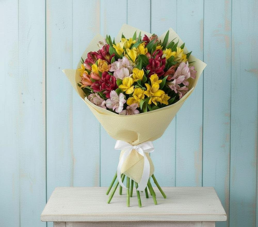 Букет цветов из: Альстромерии в Железногорске-Илимском