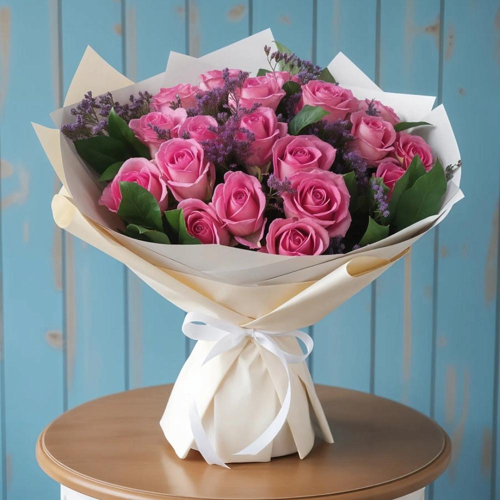 Букет цветов из: Розы в Железногорске-Илимском