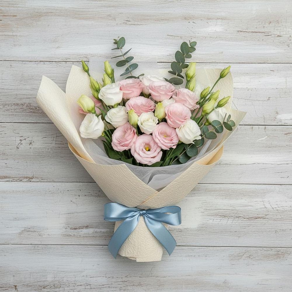 Букет цветов из: Лизиантусы в Железногорске-Илимском